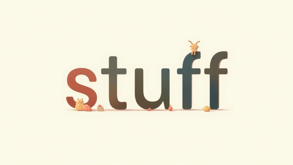 stuff　英語の使い方解説